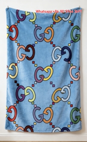 Gucci GG Monogram Colorful Chain Flannel Blanket Vibrant Gucci Monogram Decor Throw blankets IMG_2617